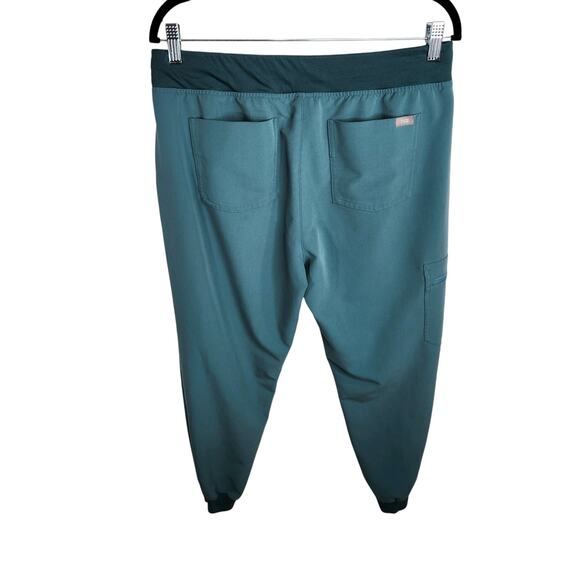 Figs High Waisted Zamora Jogger Scrub Pants Women's Medium Petite Hydrogreen - Picture 6 of 11